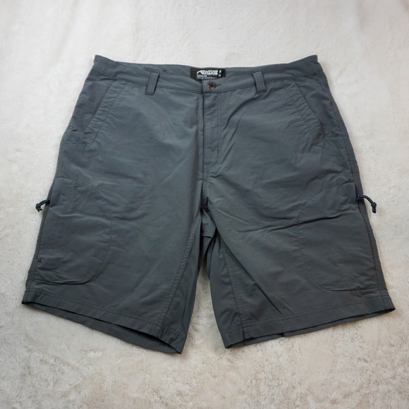 Mountain Khakis Mens Gray Classic Fit Cargo Shorts Hiking Outdoor Size 38 - Picture 1 of 12